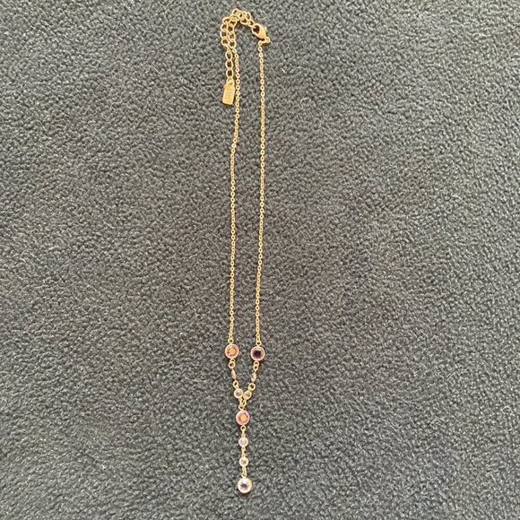 1928 & Lauren Conrad Crystal Necklaces, Set of 2 - Picture 6 of 13